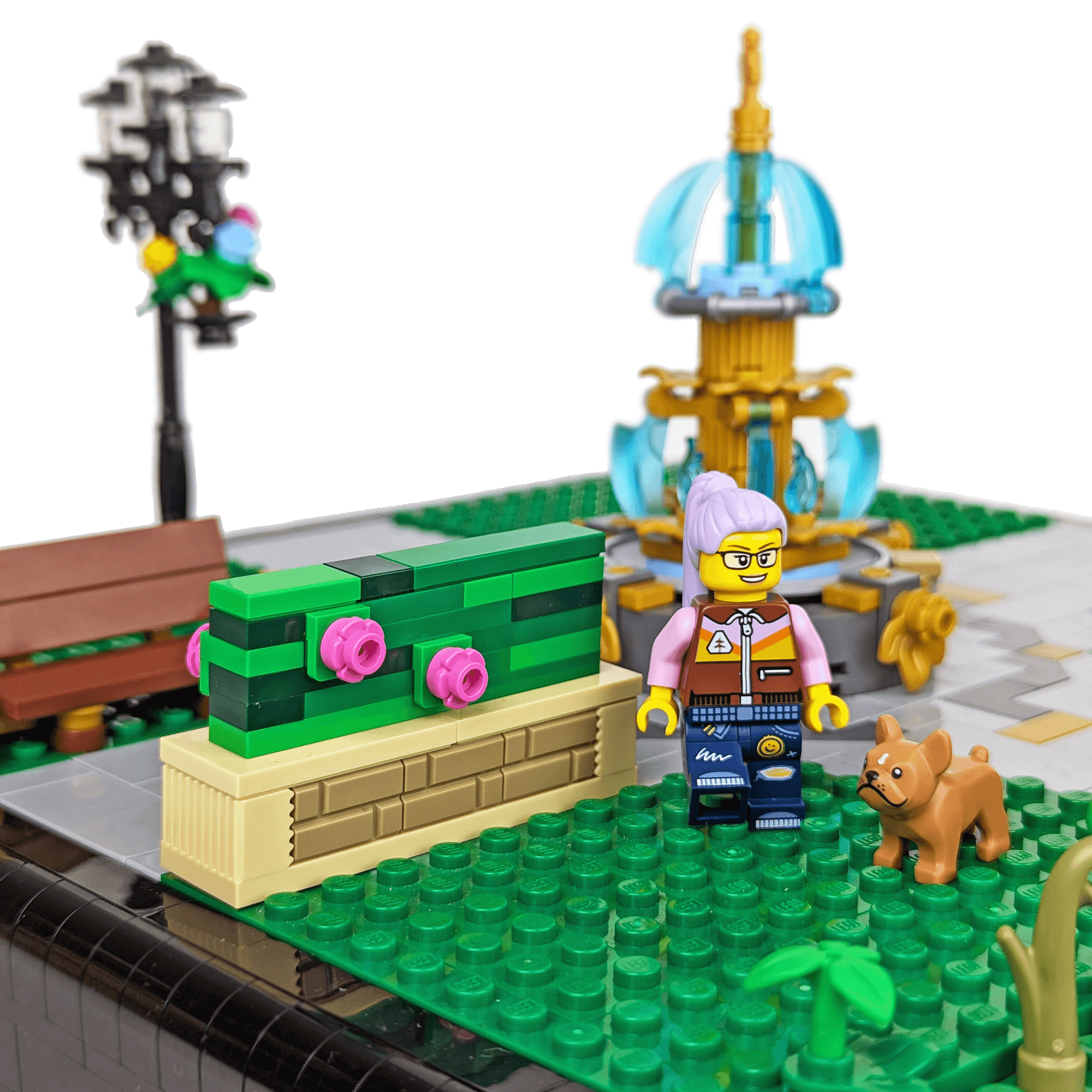 Hedge Planter Set - Custom Building Set - Made Using LEGO® Parts